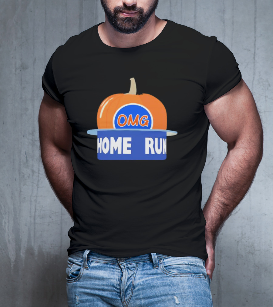 Playoff Pumpkin OMG Home Run New York T-Shirt
