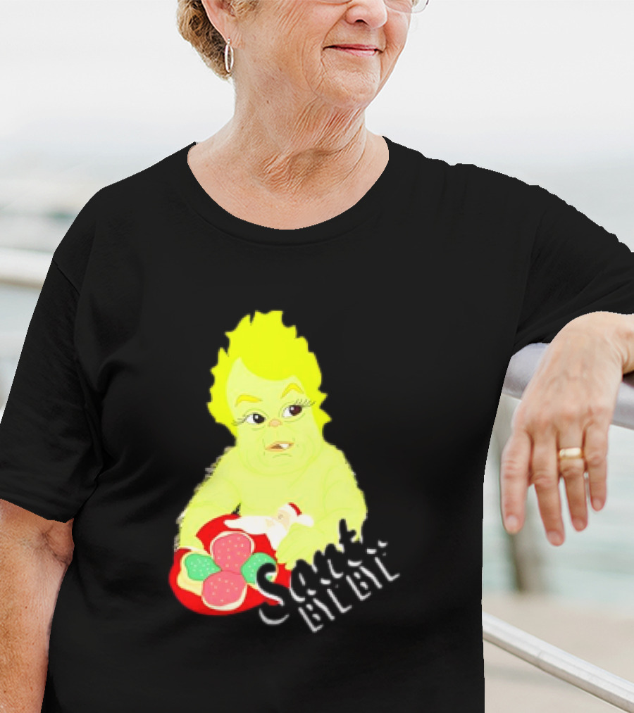 Retro Baby Grinch Santa Bye Bye T-Shirt