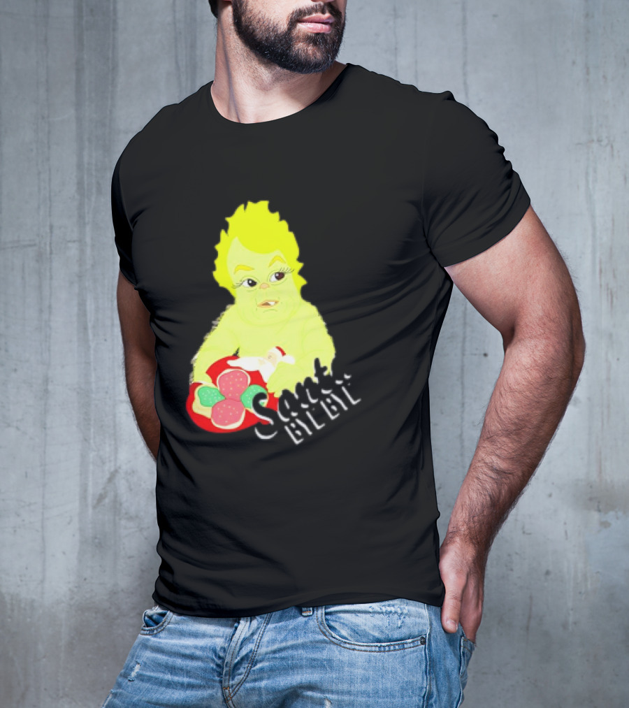 Retro Baby Grinch Santa Bye Bye T-Shirt