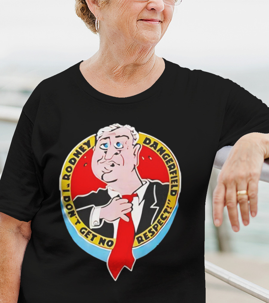 Rodney Dangerfield I Don't Get No Respect Vintage Red Tie Cartoon Comedy T-Shirt