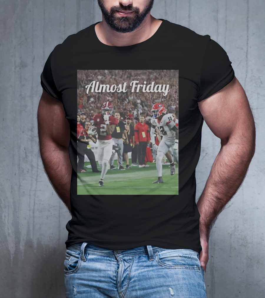 Almost Friday Ryan Williams Alabama Football Action T-Shirt
