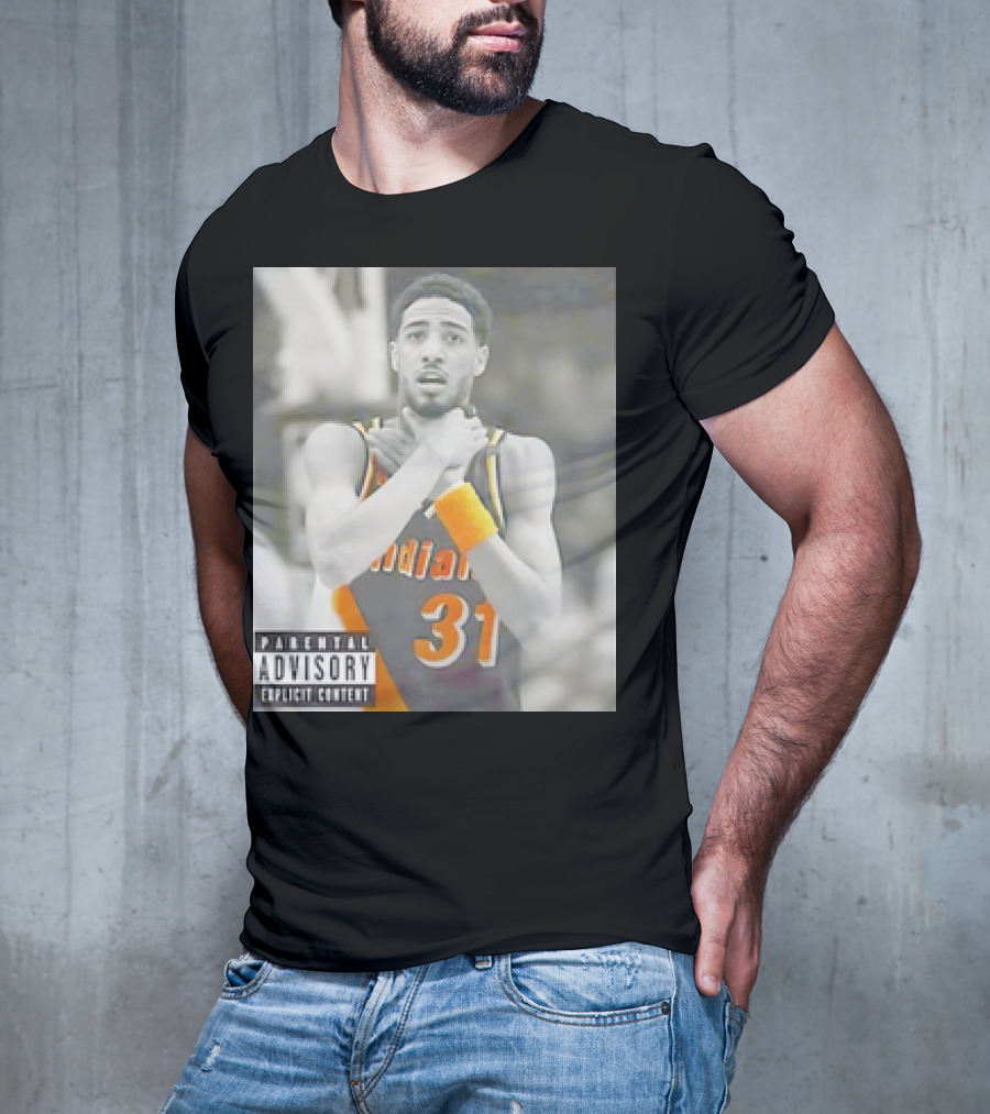 Tyrese Haliburton X Reggie Miller Indiana Pacers Knicks Killers Parental Advisory 31 T-Shirt