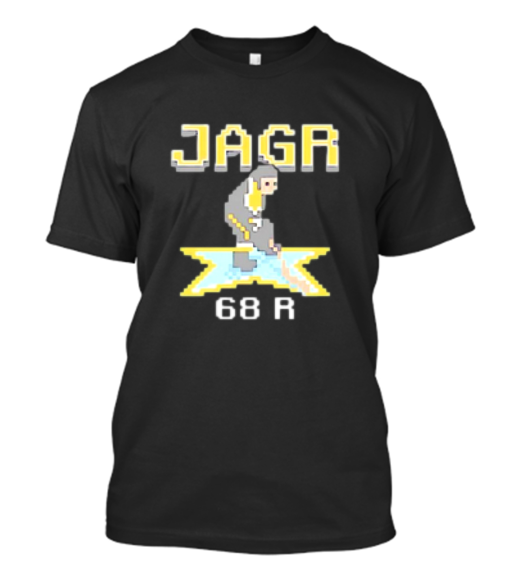 Jagr 68 R NHL Game Cartoon Player T-Shirt