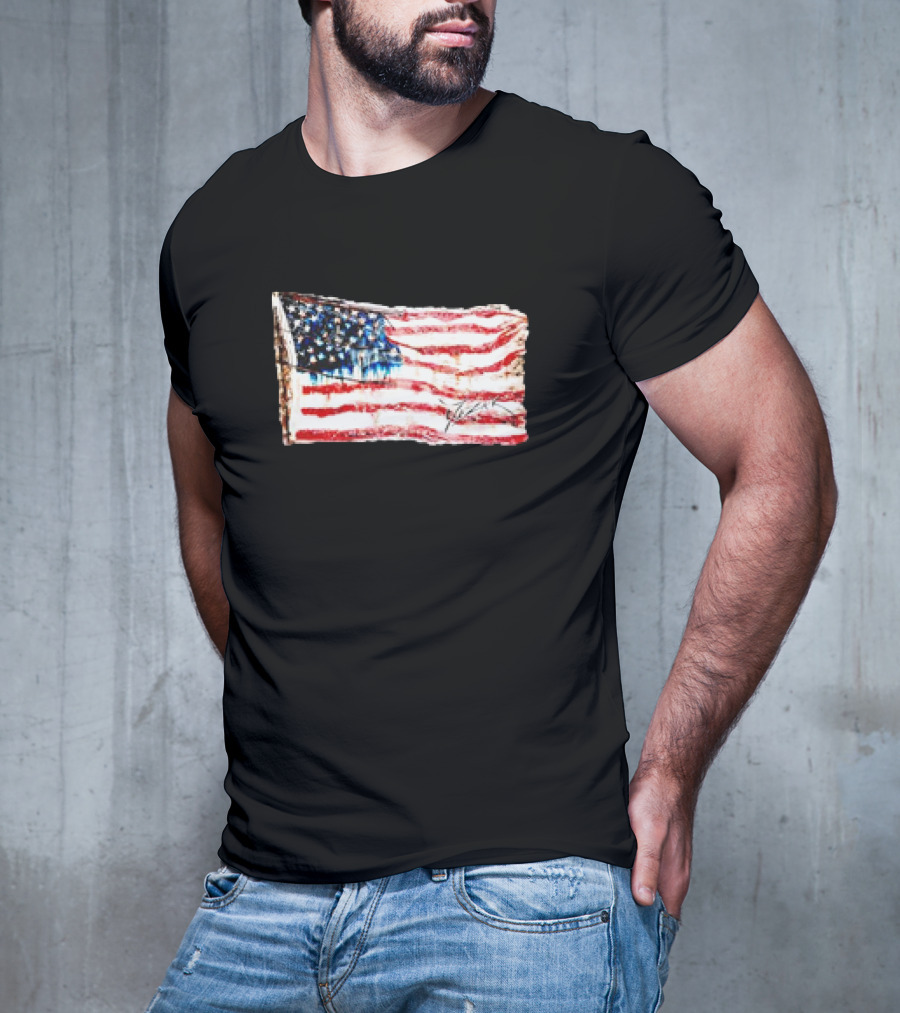 Mezak Art Old Glory US Flag Classic American T-Shirt