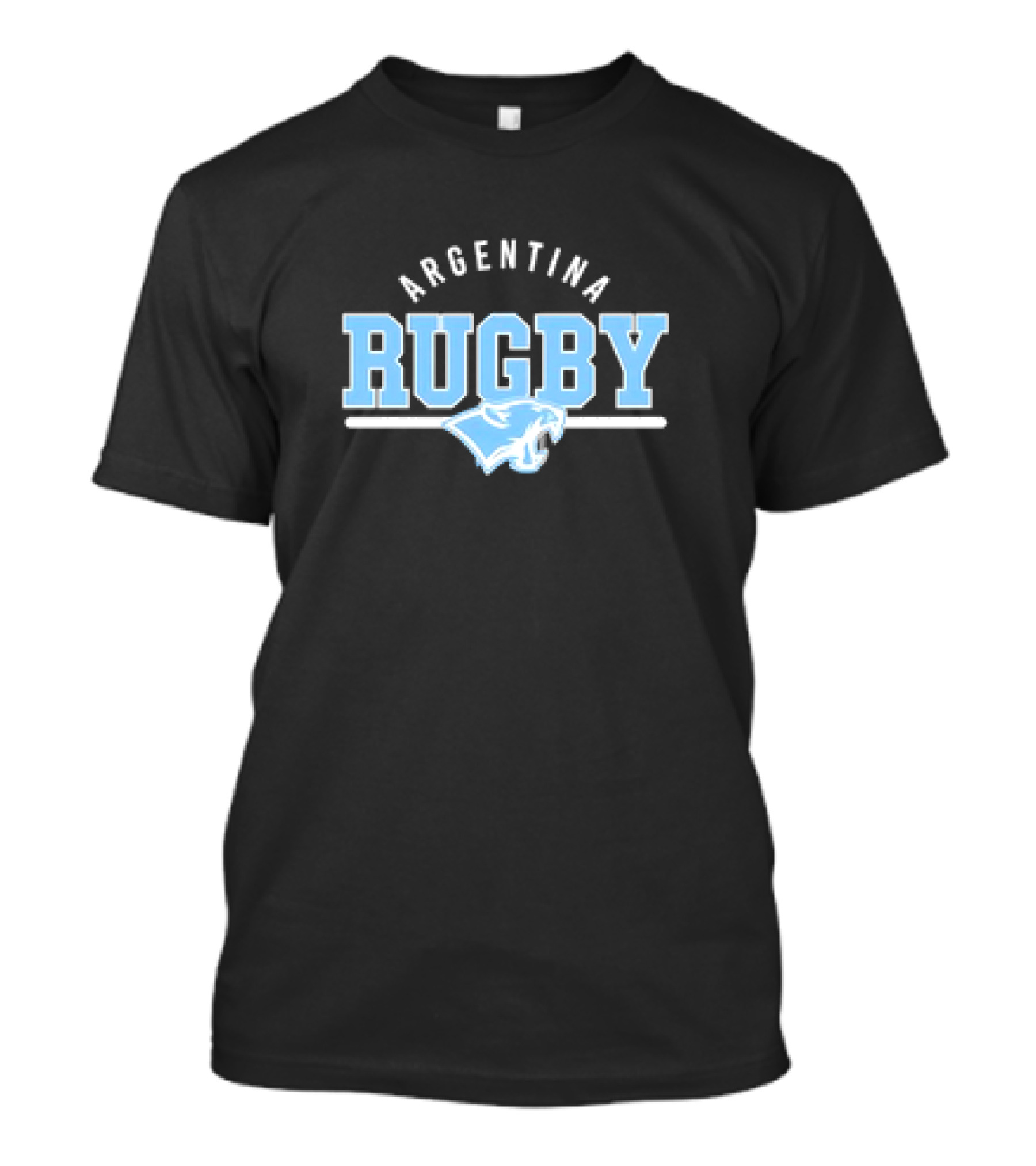 Argentina Rugby Wordmark With Blue Puma Emblem T-Shirt
