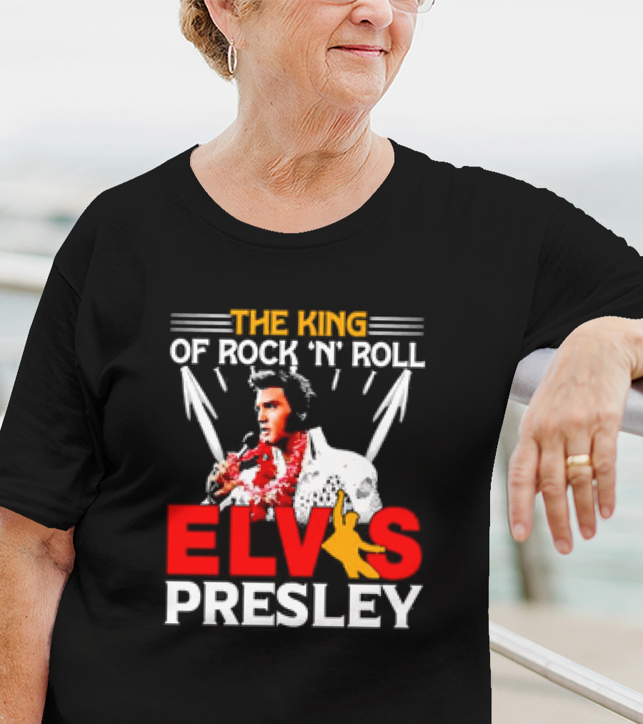 The King Of Rock 'N' Roll Elvis Presley Retro T-Shirt