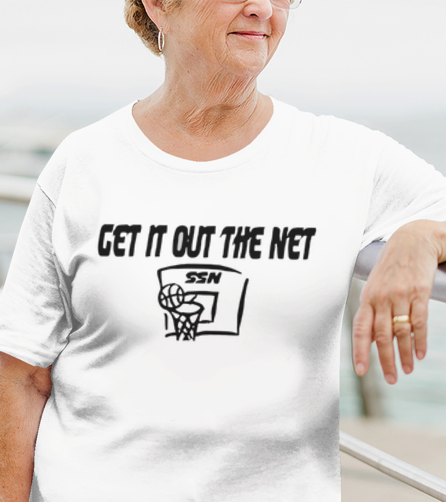 Get It Out The Net Basketball SSN Backboard Netting T-Shirt