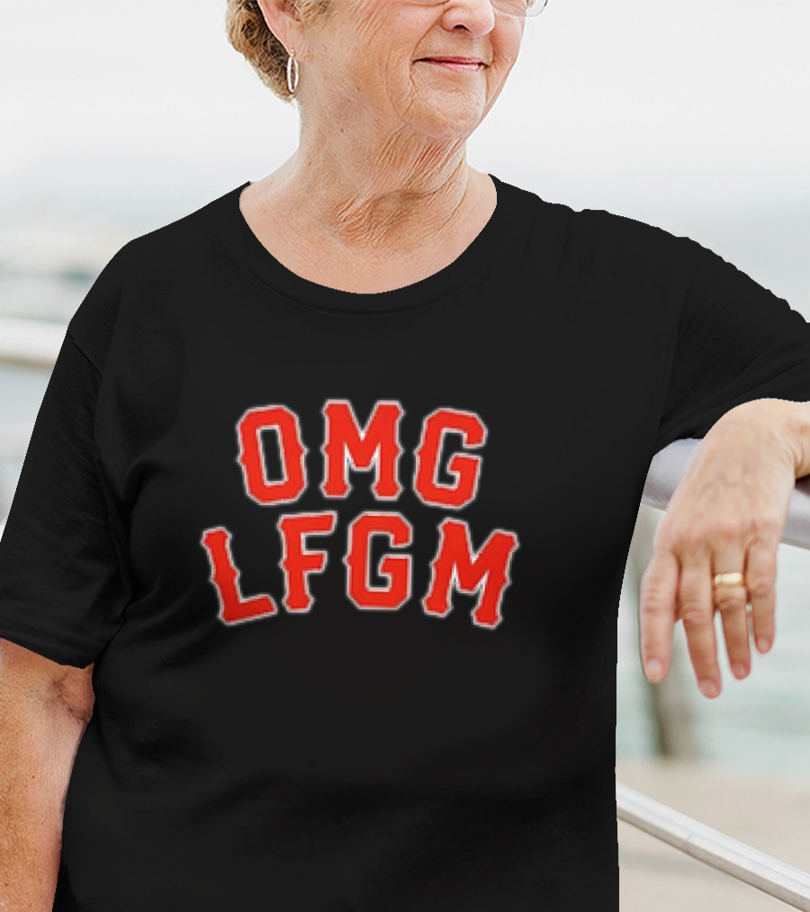 OMG LFGM New York M Baseball Catchphrase T-Shirt