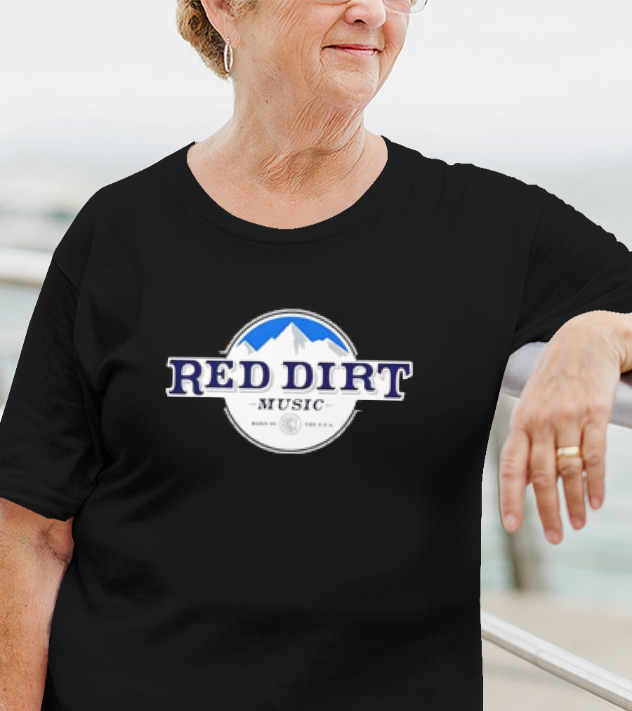 Red Dirt Music Born In The USA Mountain Country T-Shirt