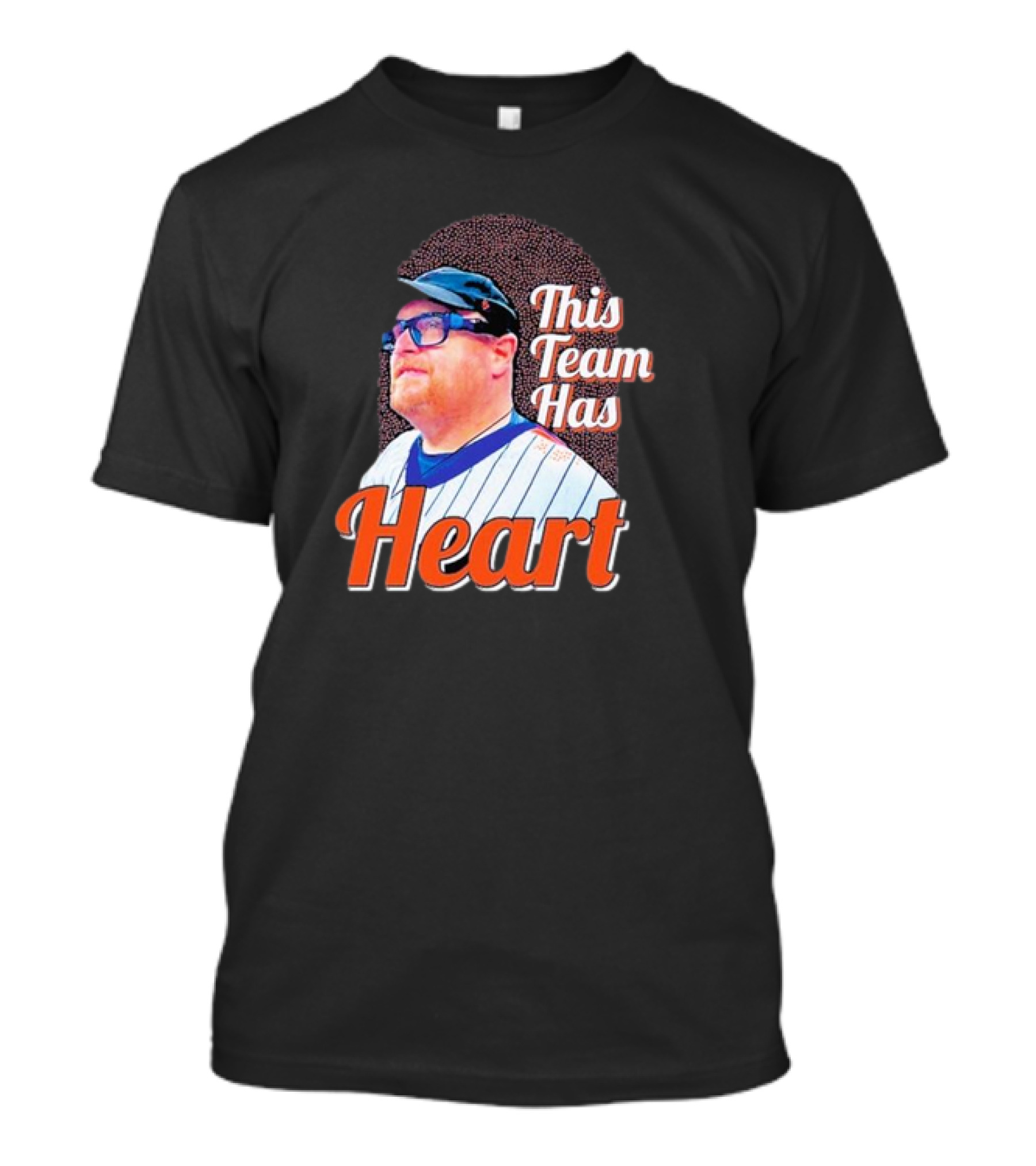 Frank Fleming This Team Has Heart New York Mets T-Shirt