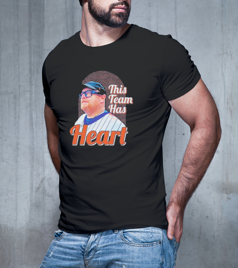 Frank Fleming This Team Has Heart New York Mets T-Shirt