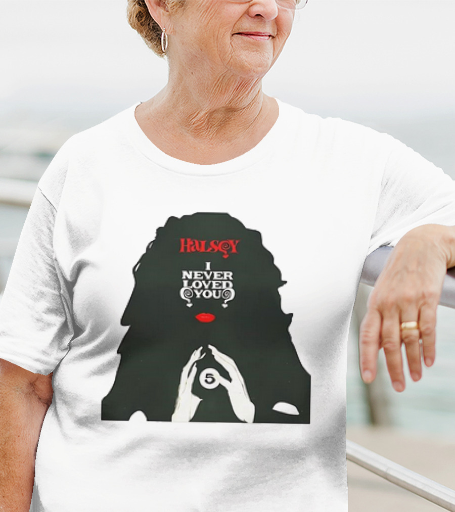 Halsey I Never Loved You 5 Ball Hands T-Shirt