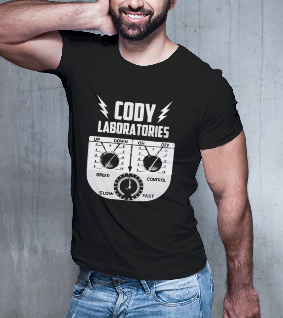 Cody Laboratories Speed Control Up Down On Off Slow Fast T-Shirt