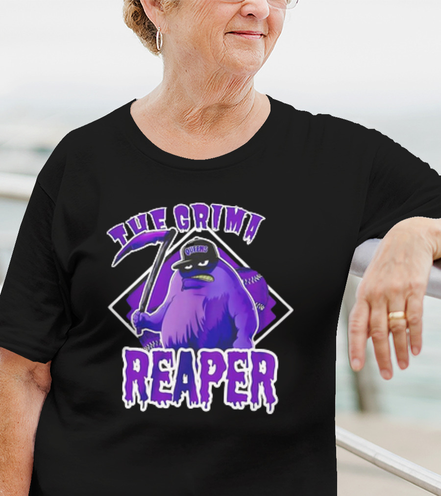 New York Mets The Grima Reaper Queens Baseball Character T-Shirt