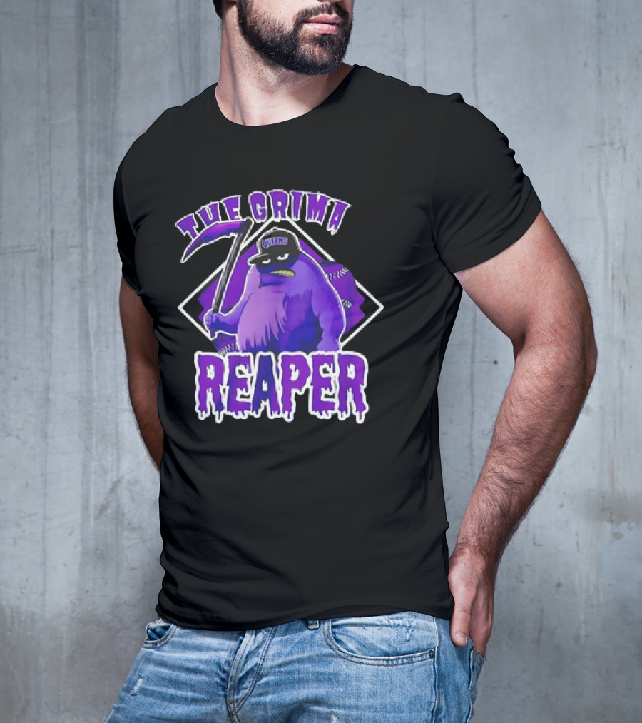 New York Mets The Grima Reaper Queens Baseball Character T-Shirt