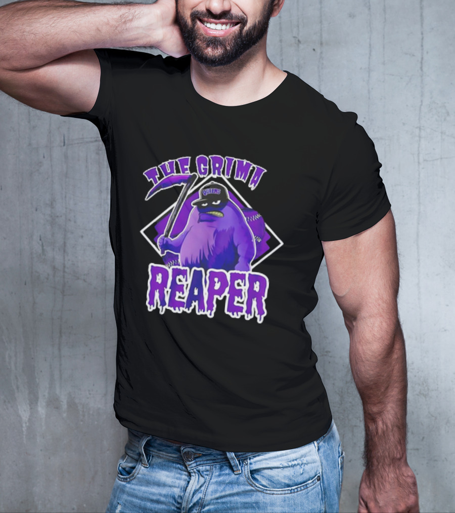 New York Mets The Grima Reaper Queens Baseball Character T-Shirt