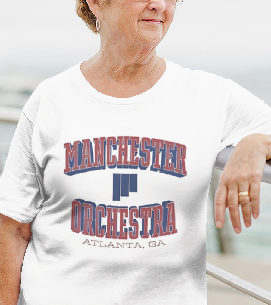 Manchester Orchestra Atlanta GA Blue T-Shirt