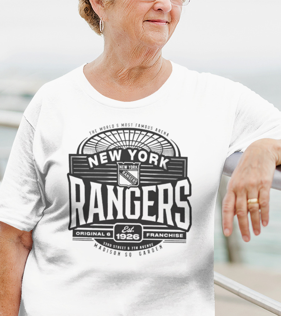 New York Rangers Madison Square Garden Est. 1926 Original Franchise T-Shirt