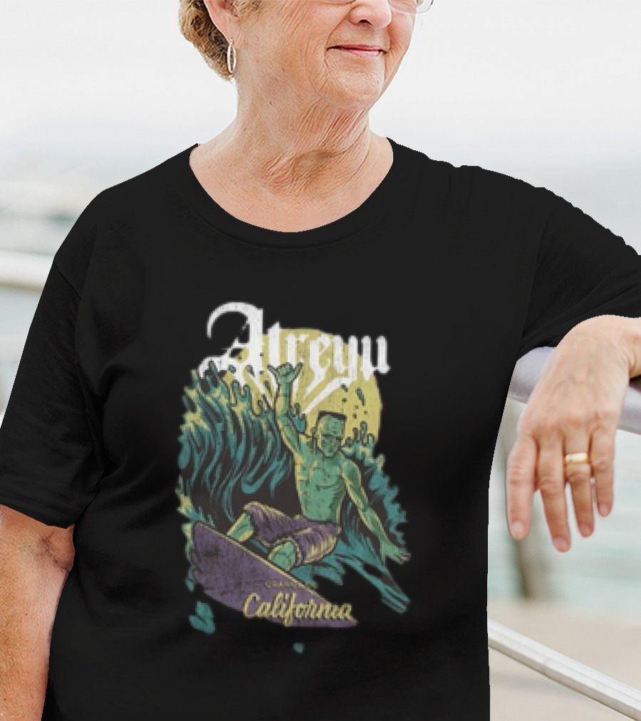 Atreyu Frankensurf California Ocean Wave T-Shirt