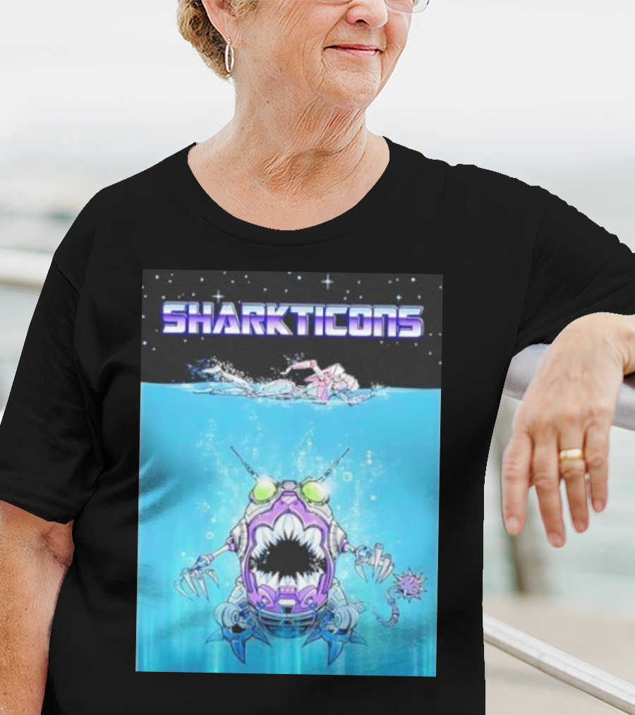 Sharkticons Underwater Robot Monsters T-Shirt