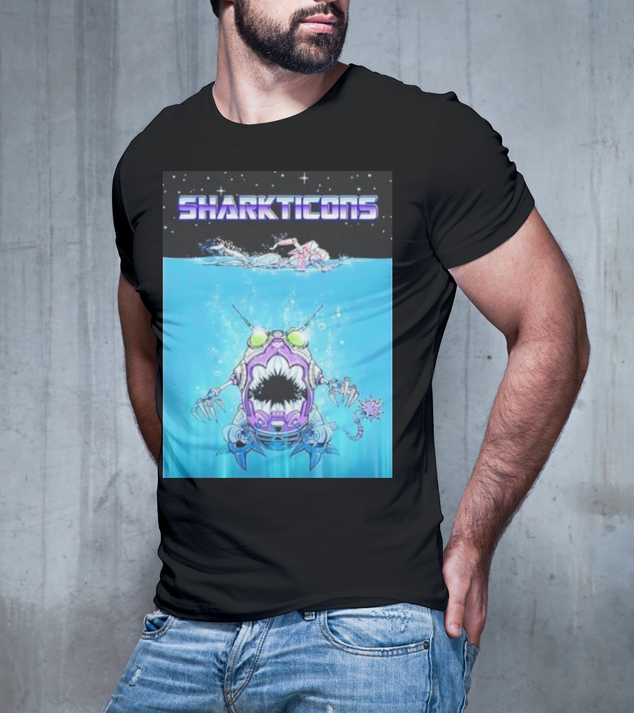 Sharkticons Underwater Robot Monsters T-Shirt