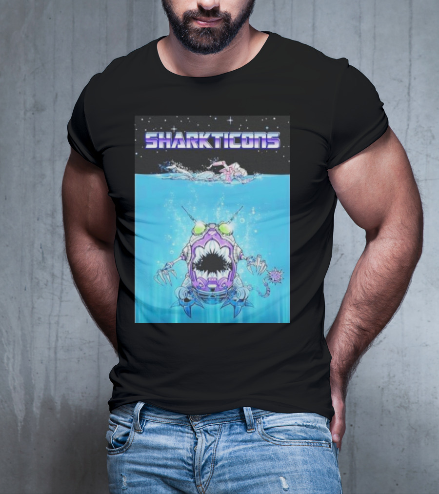 Sharkticons Underwater Robot Monsters T-Shirt