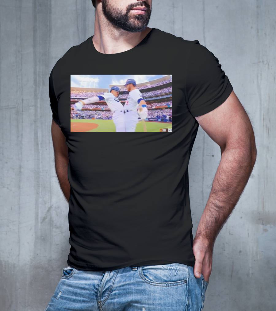 Kike Hernandez Gavin Lux Dodgers T-Shirt