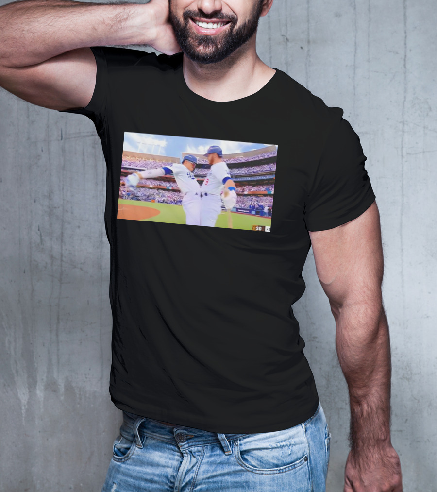 Kike Hernandez Gavin Lux Dodgers T-Shirt