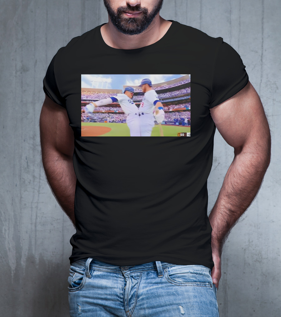 Kike Hernandez Gavin Lux Dodgers T-Shirt