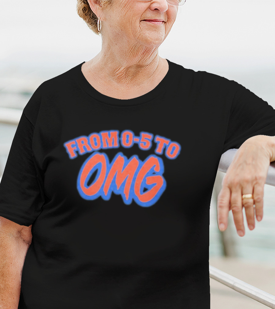 From 0-5 To OMG New York Mets Transformation T-Shirt