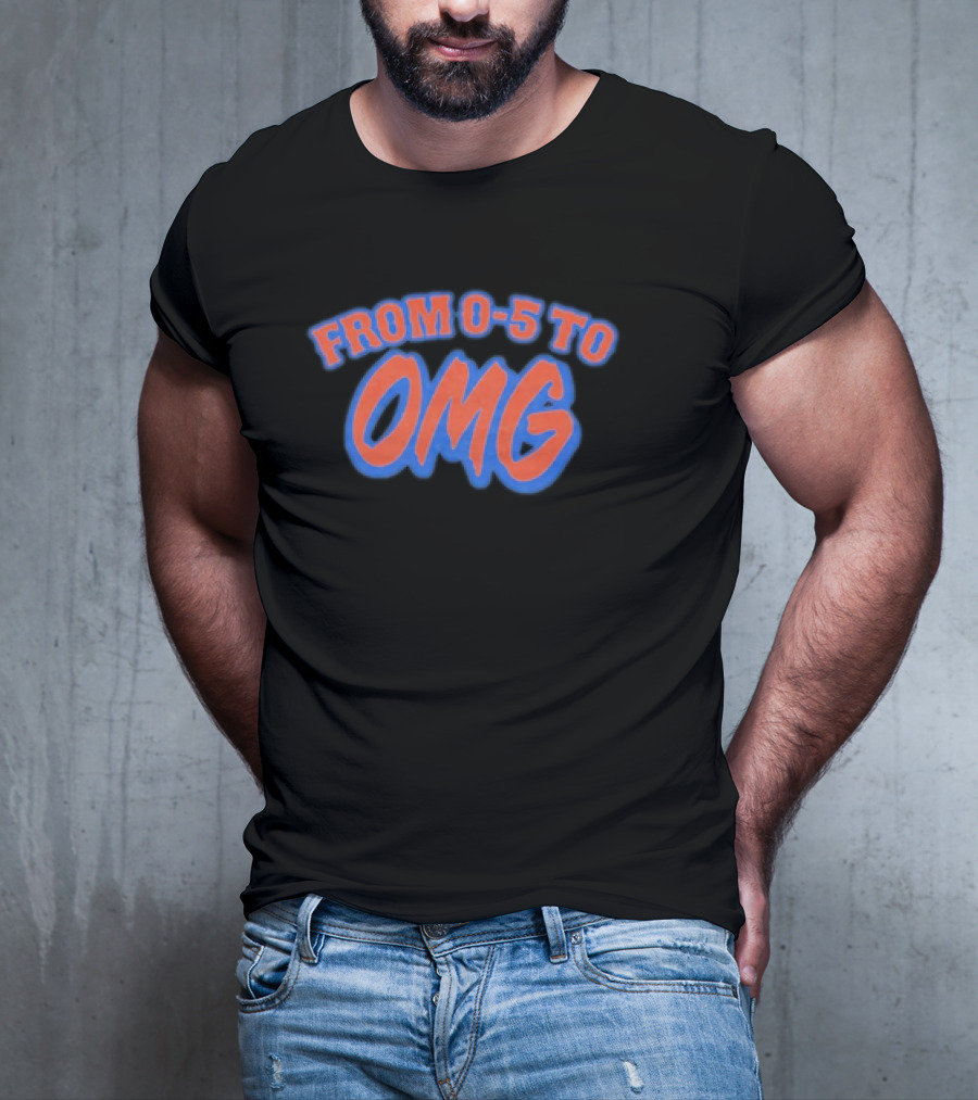 From 0-5 To OMG New York Mets Transformation T-Shirt