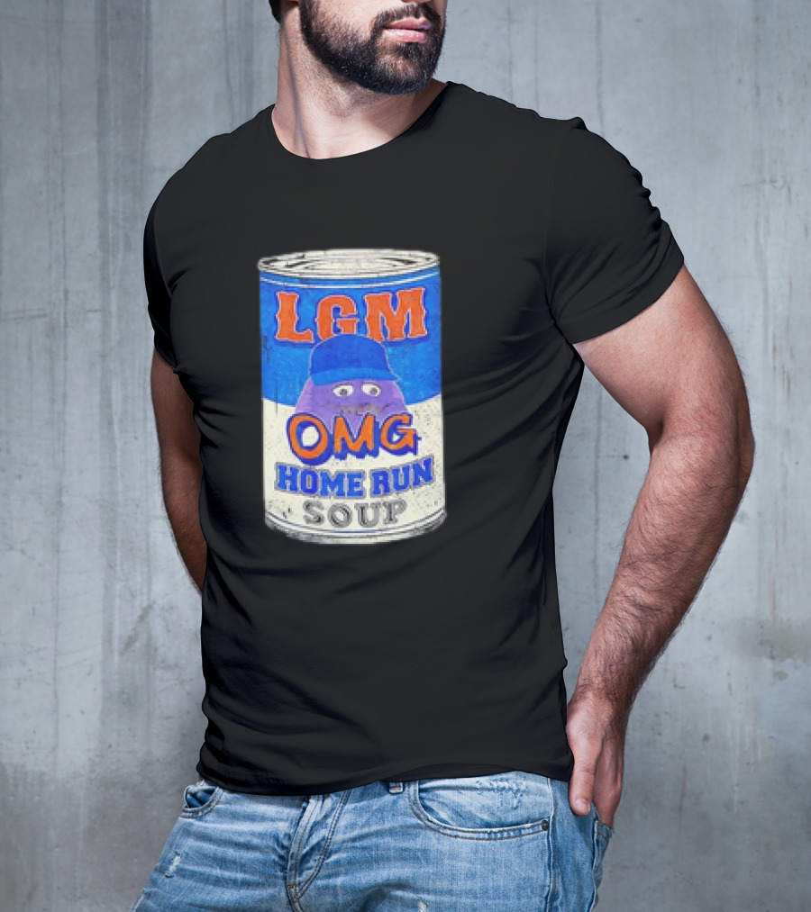 LGM OMG Home Run Soup New York Retro T-Shirt