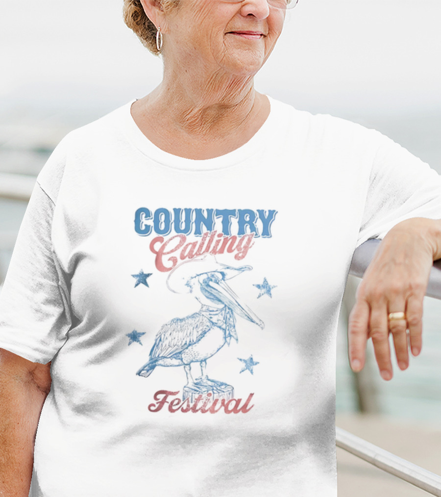 Country Calling Festival Pelican Stars T-Shirt