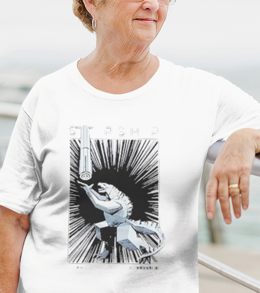 Starship Flight 5 Mecha Dinosaur Space Adventure T-Shirt