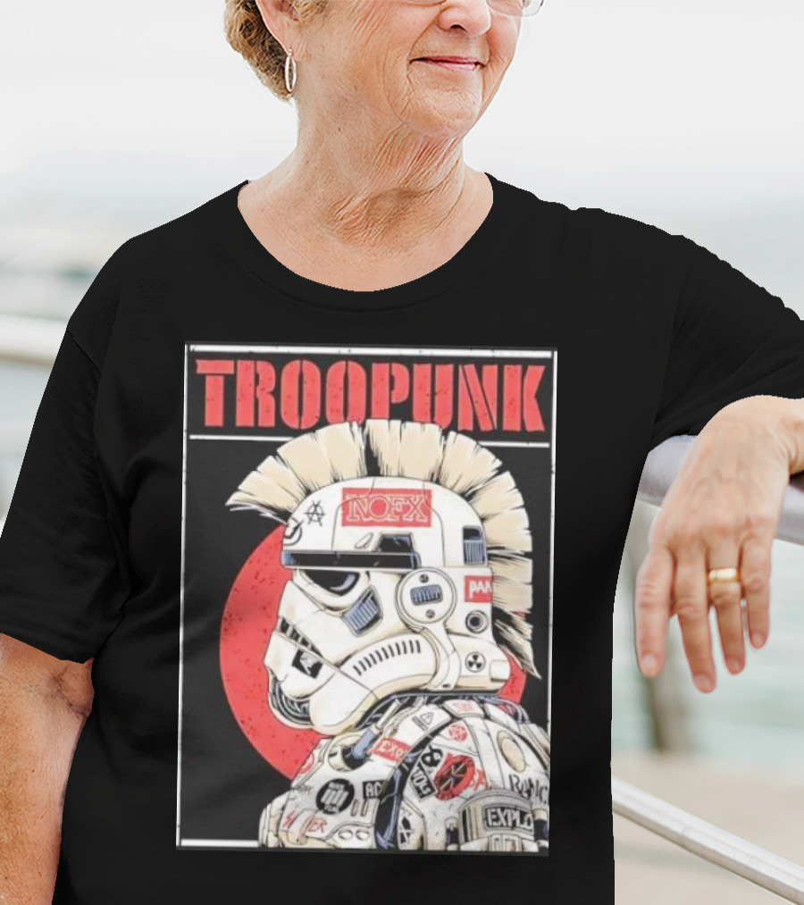TROOPUNK NOFX Punk Rock Star Wars Stormtrooper T-Shirt