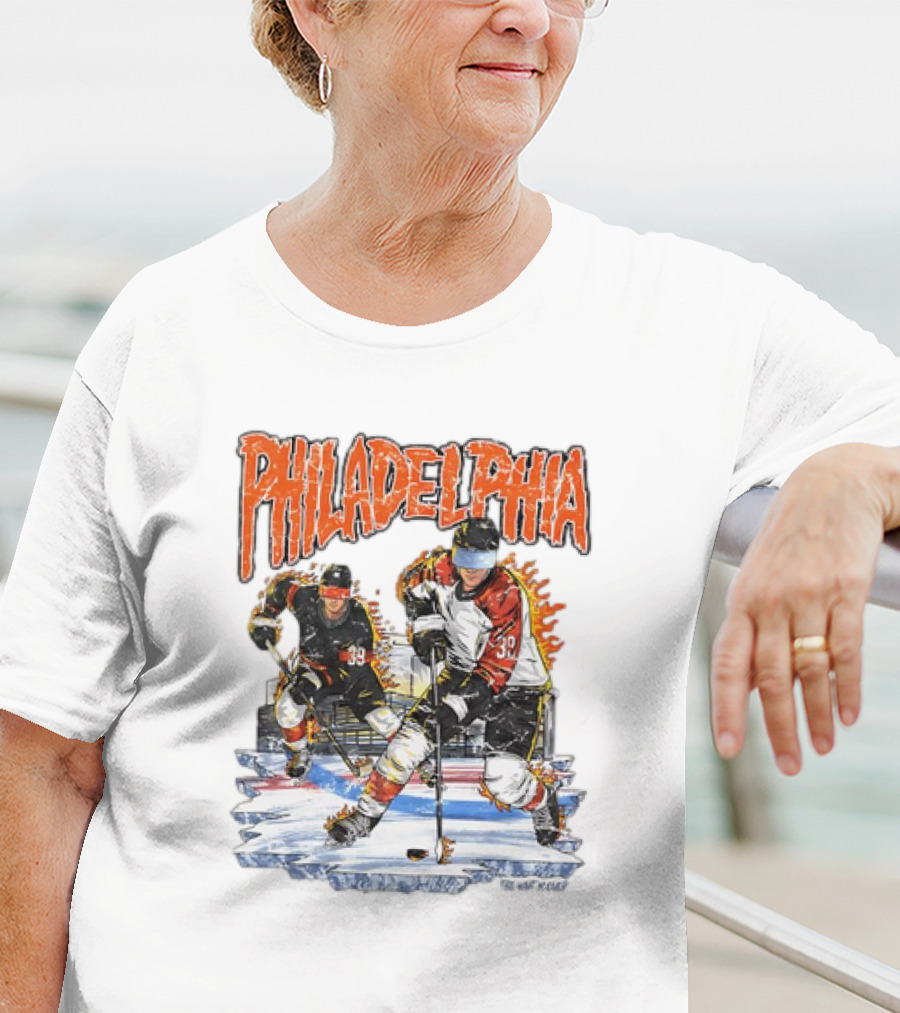 Philadelphia Flyers Hockey Matvei Michkov The Wait Is Over T-Shirt