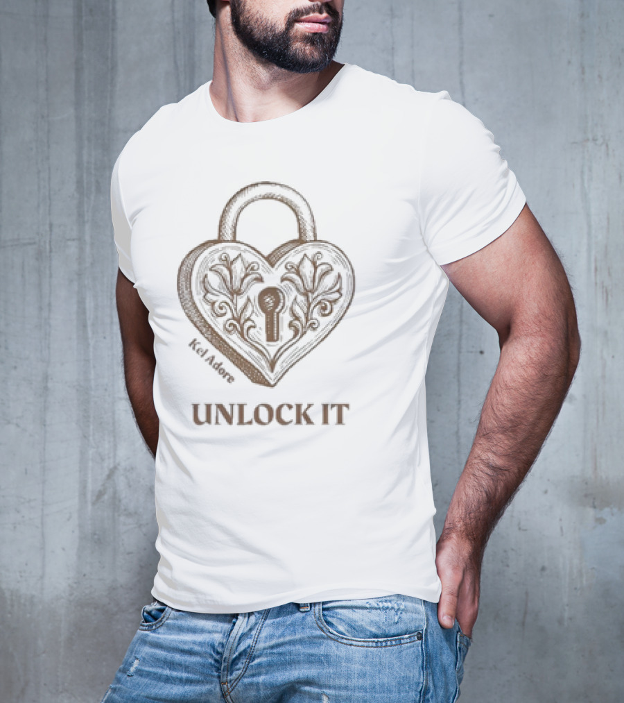 Kel Adore Unlock It Heart Padlock T-Shirt