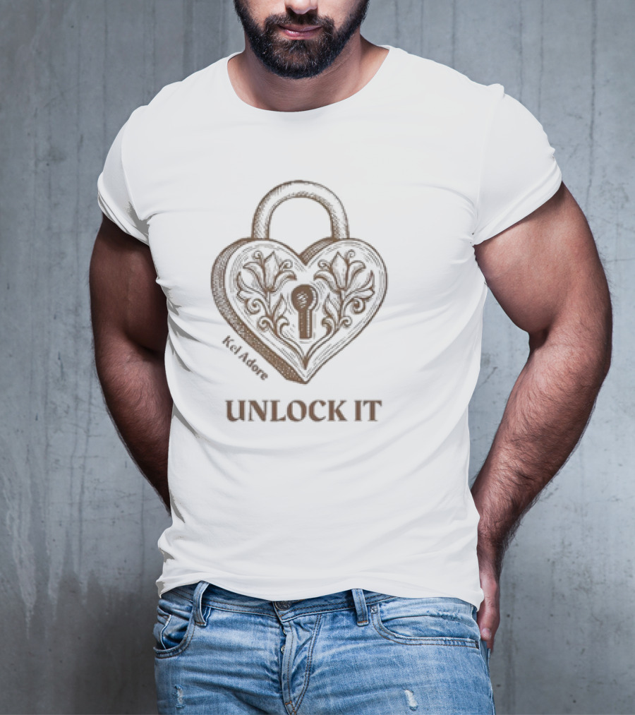 Kel Adore Unlock It Heart Padlock T-Shirt