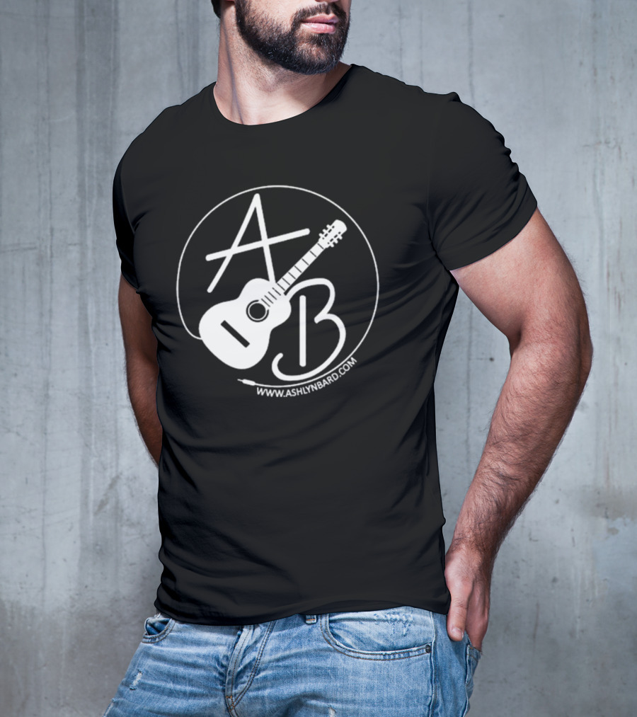 Ashlyn Bard AB Guitar Logo Www.ashlynbard.com T-Shirt