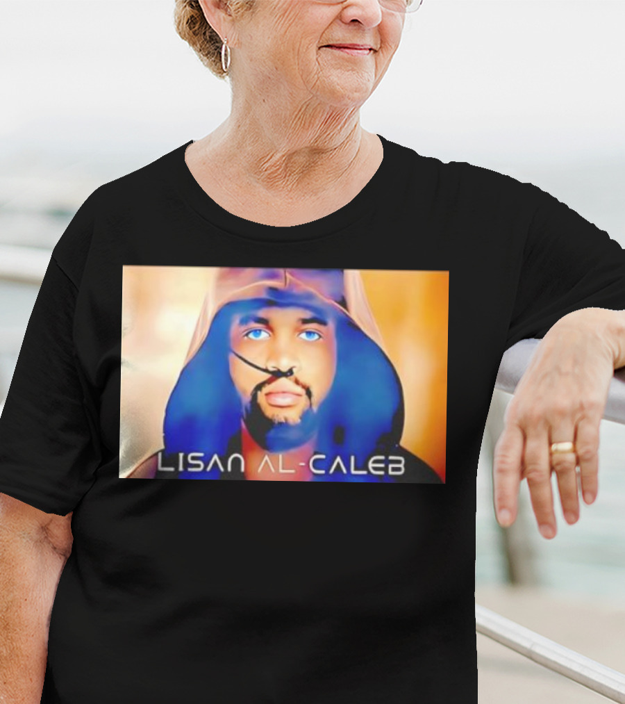 Lisan Al Caleb Blue Hooded T-Shirt