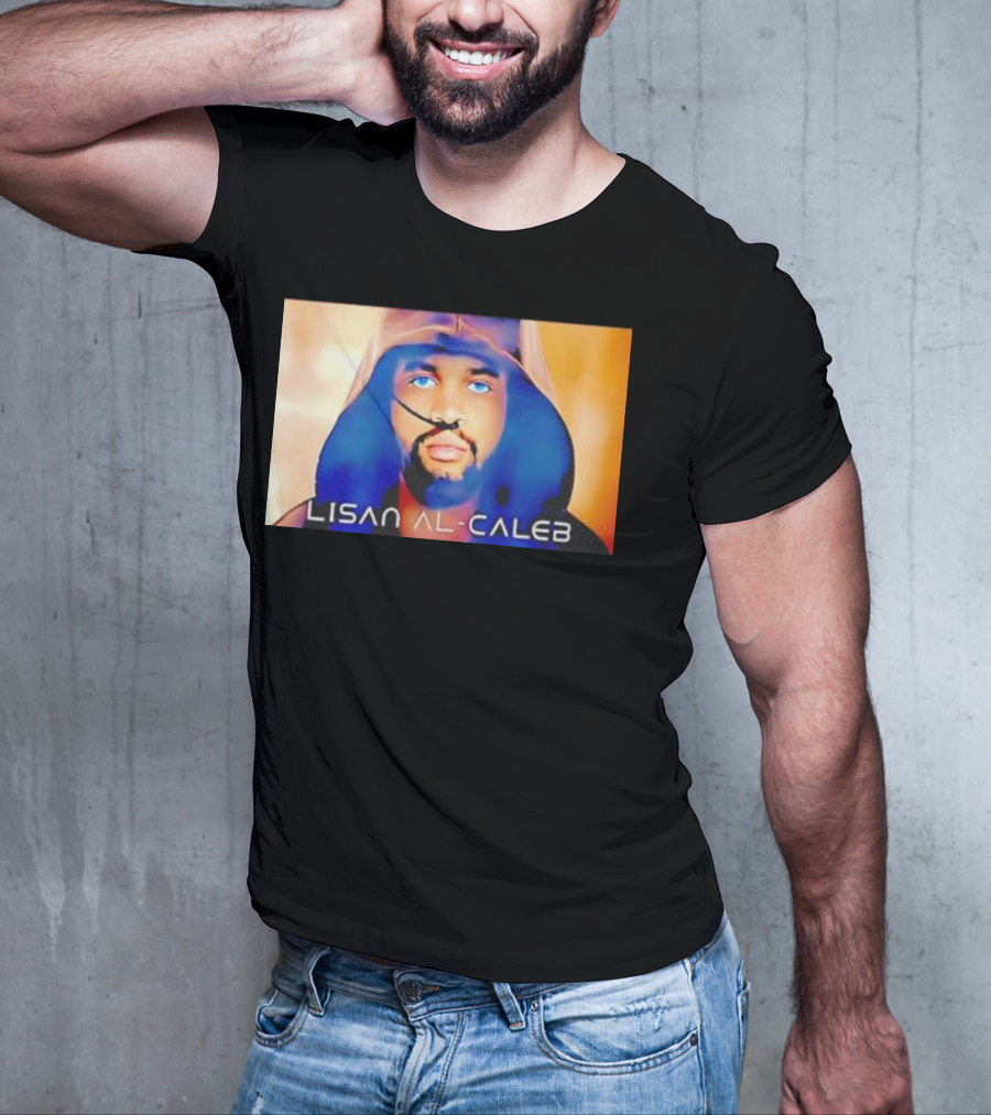 Lisan Al Caleb Blue Hooded T-Shirt