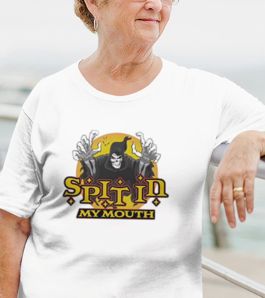 Death Spit In My Mouth Cartoon Retro T-Shirt