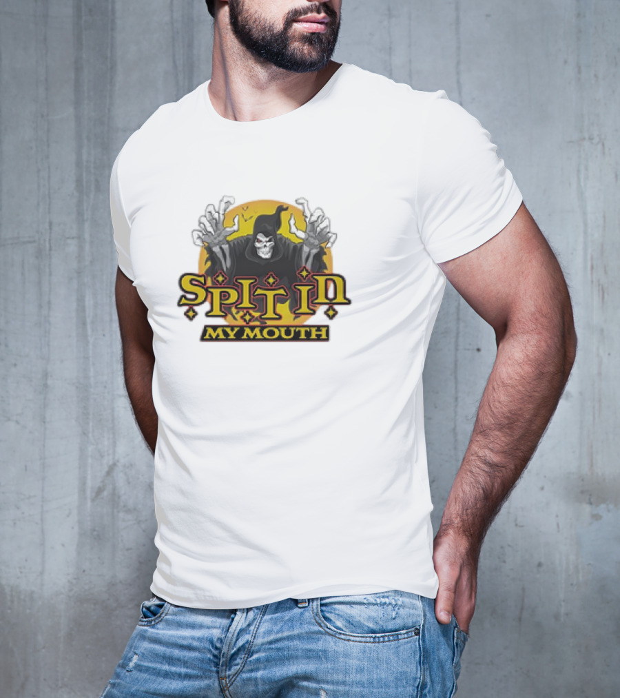 Death Spit In My Mouth Cartoon Retro T-Shirt
