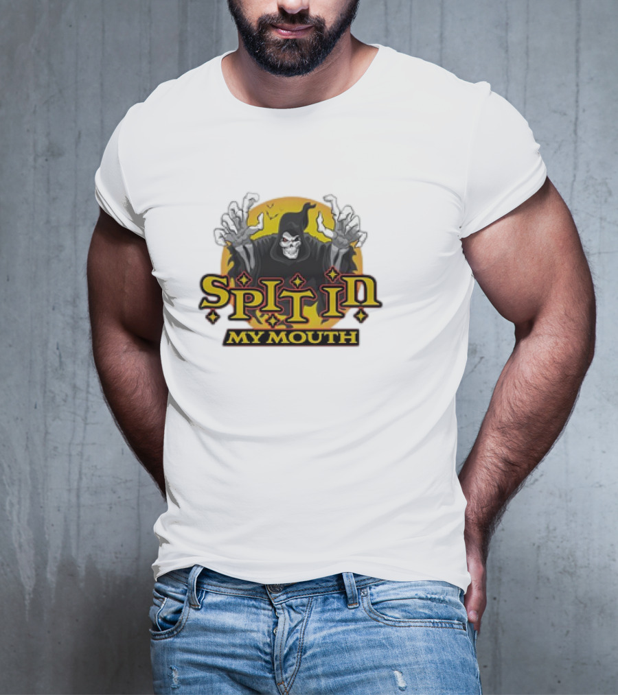 Death Spit In My Mouth Cartoon Retro T-Shirt
