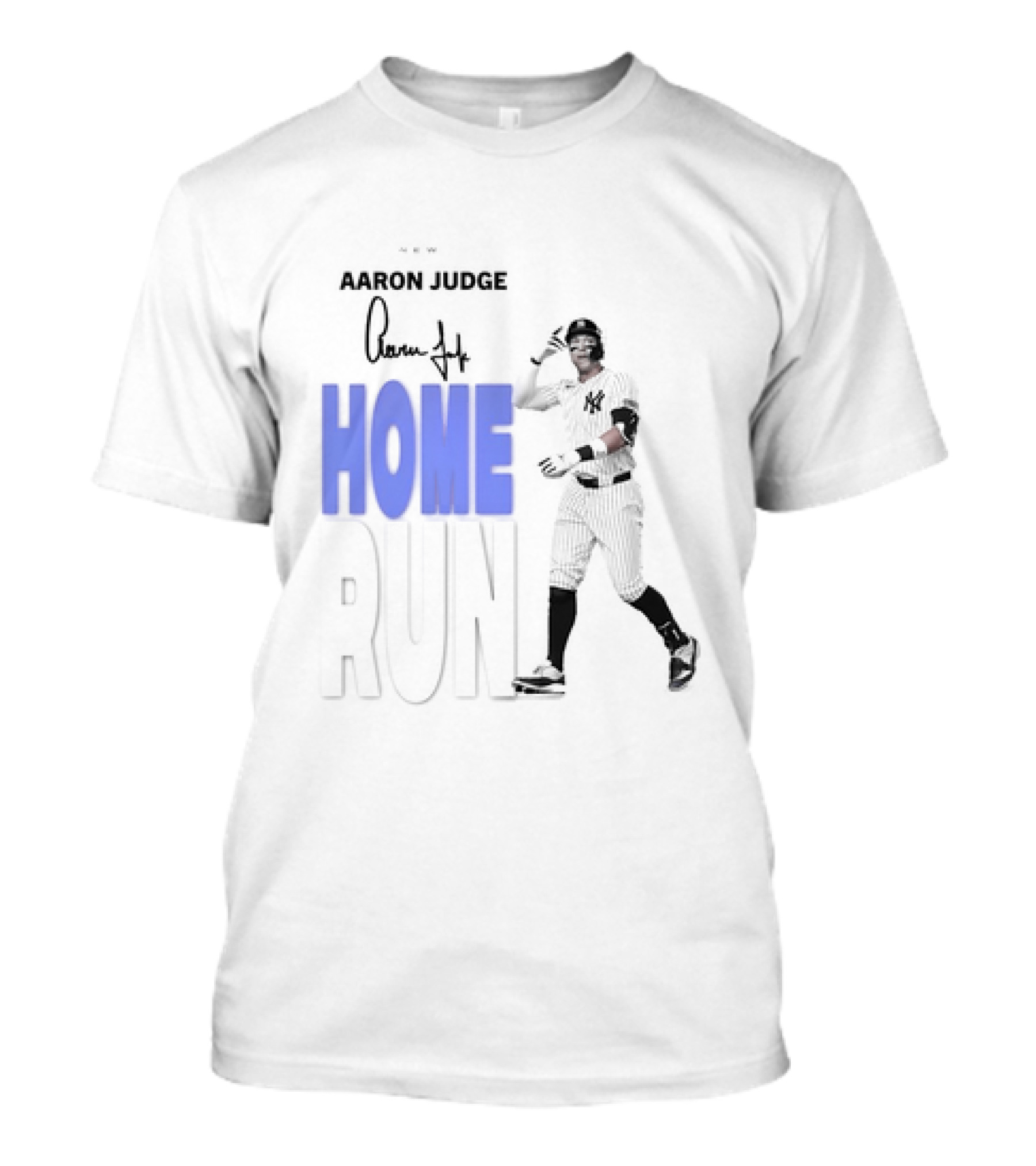 Aaron Judge Home Run New York Yankees Signature T-Shirt