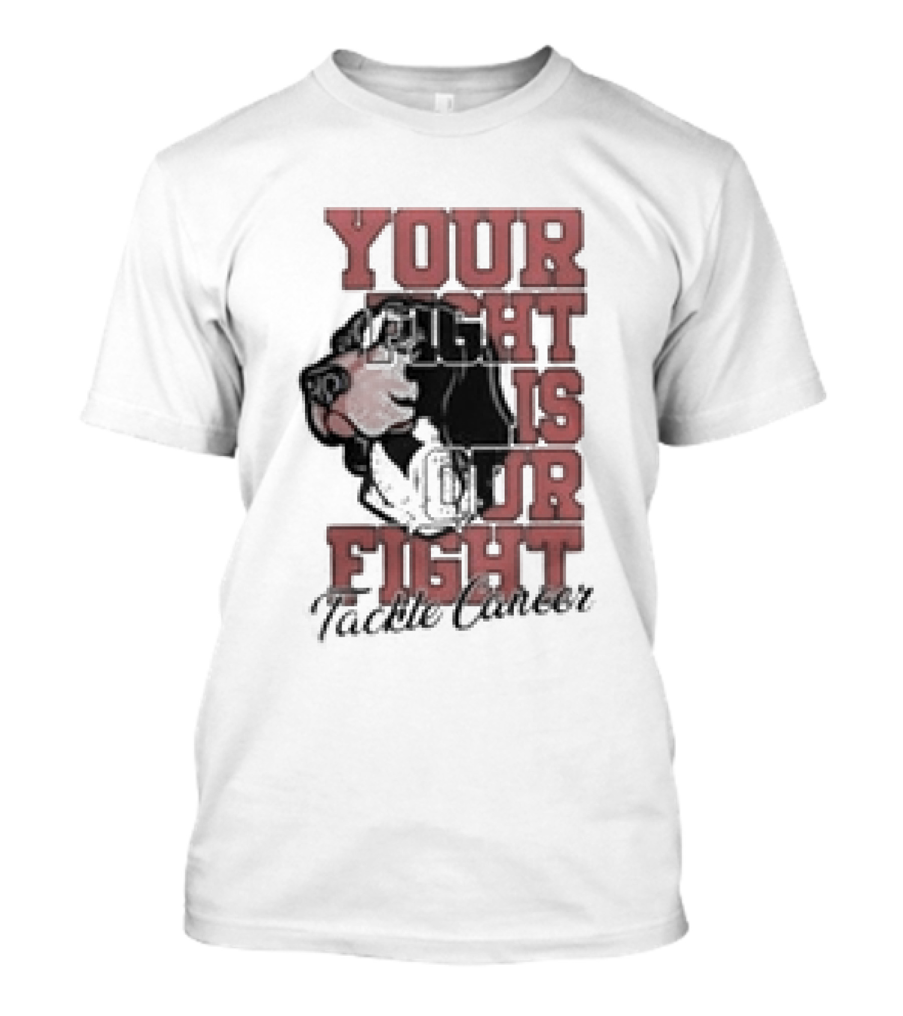 Your Fight Is Our Fight Tackle Cancer Tennessee Volunteers T-Shirt