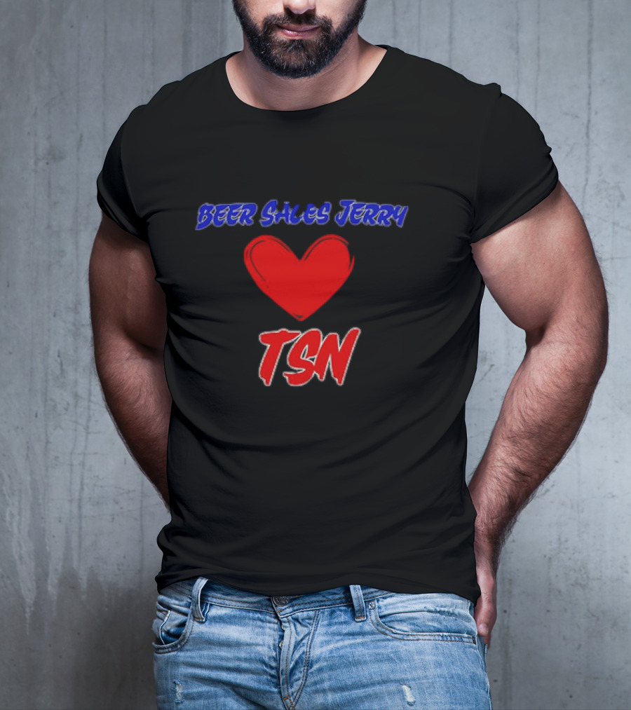 Beer Sales Jerry Love Heart TSN T-Shirt