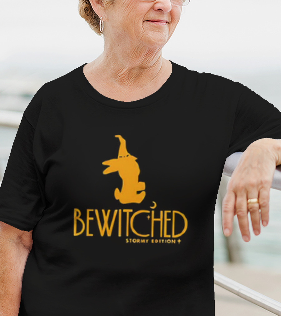 Bewitched Stormy Edition Retro Yellow Witch T-Shirt