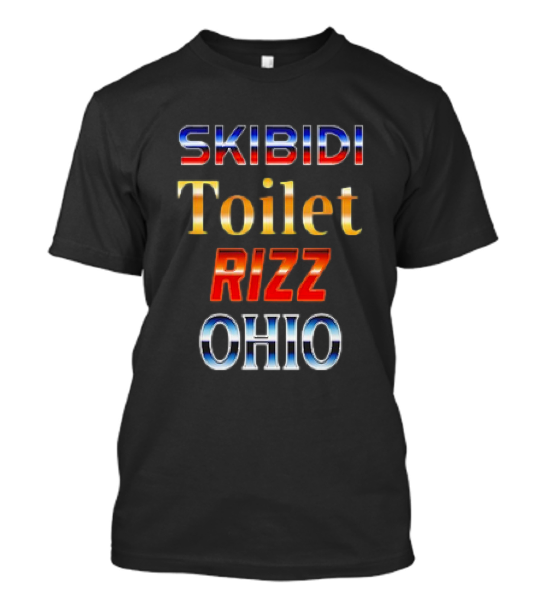 Skibidi Toilet Rizz Meme Ohio Trend T-Shirt