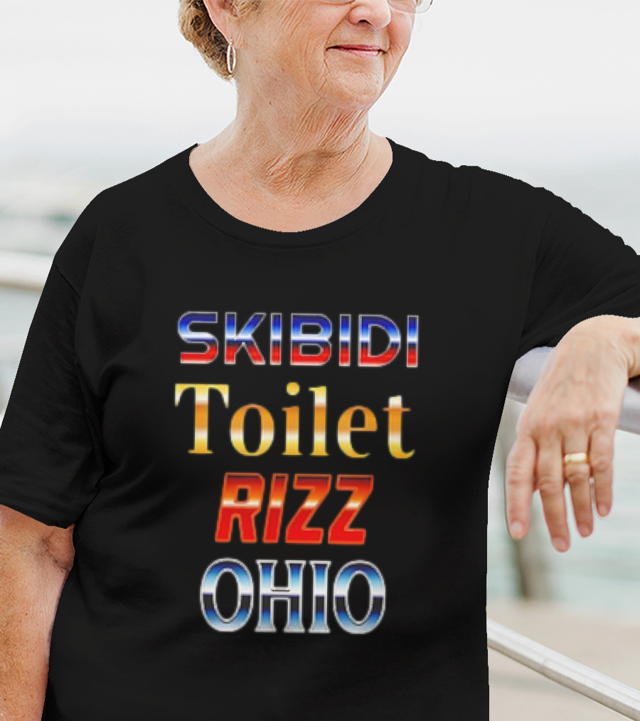 Skibidi Toilet Rizz Meme Ohio Trend T-Shirt